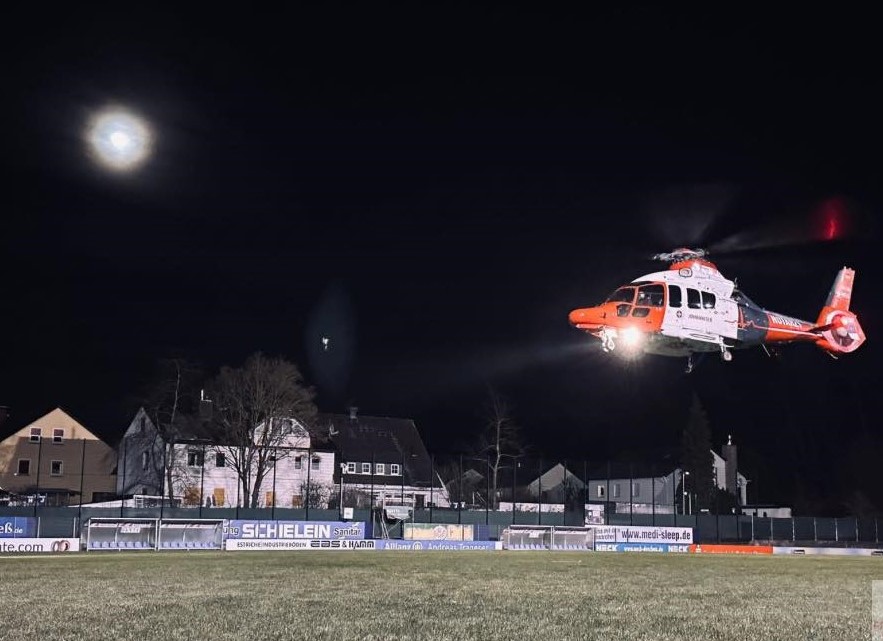 THL — Hub­schrau­ber­lan­dung sichern